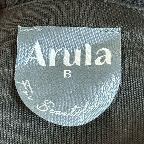 Arula Sleeveless Lace Smocked Back Ruffled Bottom Women's Top Plus Size 18 - Picture 3 of 9